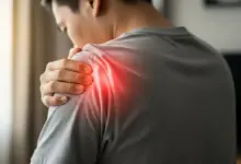 Formigamento na escápula esquerda